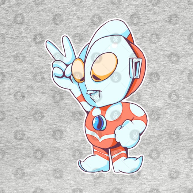 Chibi Ultraman by Hojyn